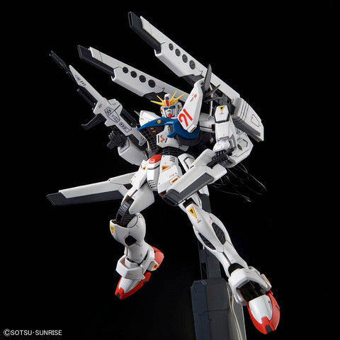 P-BANDAI MG 1/100 GUNDAM F91 Ver.2.0 with Back Cannon & Twin Vesbar