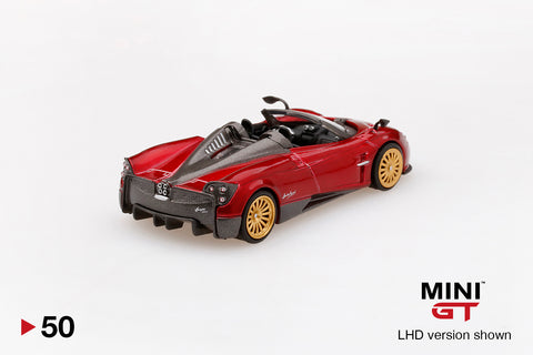 Mini GT 1:64 Pagani Huayra Roadster LHD Red