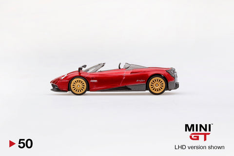 Mini GT 1:64 Pagani Huayra Roadster LHD Red