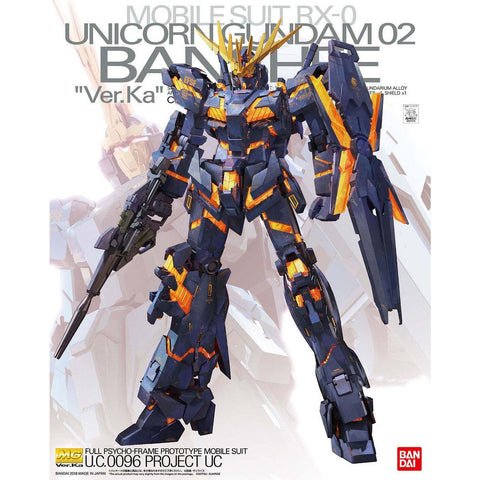 BANDAI MG 1/100 Unicorn Gundam 02 Banshee Ver.Ka
