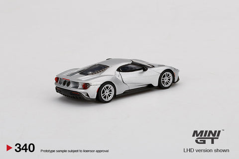 Mini GT 1:64 MiJo Ford GT Ingot Silver