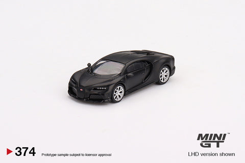 Mini GT 1:64 Mijo Bugatti Chiron Super Sport 300+ Matte Black