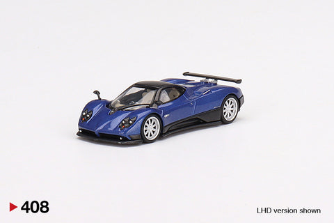 Mini GT 1:64 Pagani Zonda F Blu Argentina Limited Edition – Mijo Exclusive USA