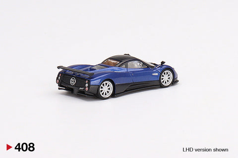 Mini GT 1:64 Pagani Zonda F Blu Argentina Limited Edition – Mijo Exclusive USA