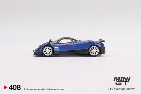 Mini GT 1:64 Pagani Zonda F Blu Argentina Limited Edition – Mijo Exclusive USA