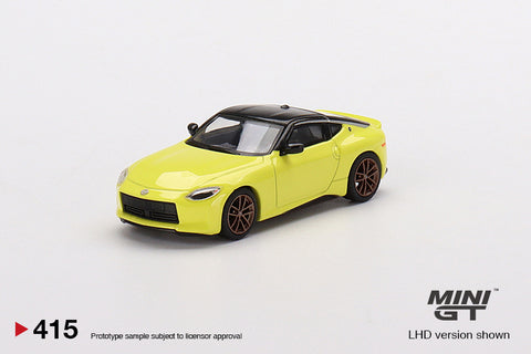 Mini GT 1:64 Mijo Nissan Z Proto Spec 2023 Ikazuchi Yellow