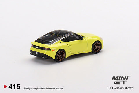 Mini GT 1:64 Mijo Nissan Z Proto Spec 2023 Ikazuchi Yellow