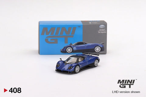 Mini GT 1:64 Pagani Zonda F Blu Argentina Limited Edition – Mijo Exclusive USA
