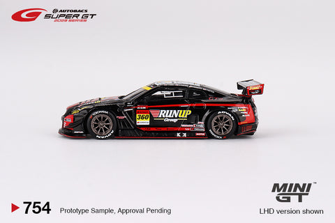 Mini GT 1:64 Nissan GT-R Nismo GT3 #360 Runup Rivaux TOMEI SPORTS 2023 SUPER GT SERIES
