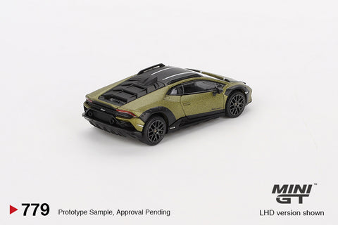 Mini GT 1:64 Lamborghini Huracan Sterrato Verde Gea Matt