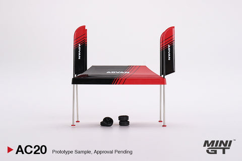 Mini GT 1:64 Paddock Service Tent Set ADVAN