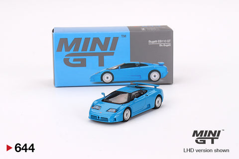 Mini GT 1:64 Bugatti EB110 GT Blue