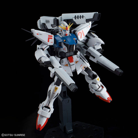 P-BANDAI MG 1/100 GUNDAM F91 Ver.2.0 with Back Cannon & Twin Vesbar