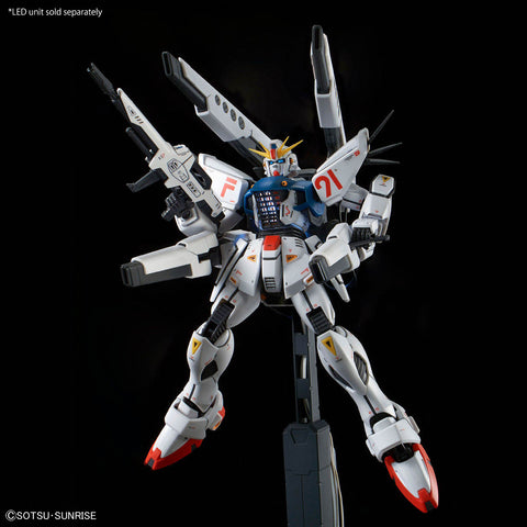P-BANDAI MG 1/100 GUNDAM F91 Ver.2.0 with Back Cannon & Twin Vesbar