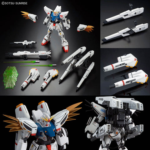 P-BANDAI MG 1/100 GUNDAM F91 Ver.2.0 with Back Cannon & Twin Vesbar