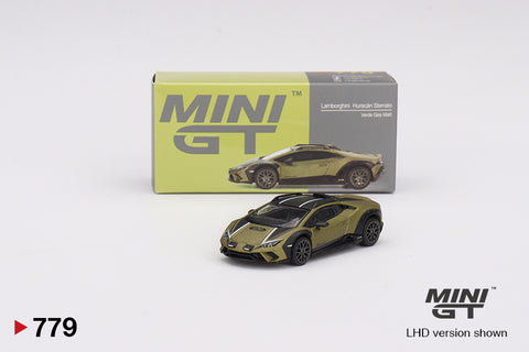 Mini GT 1:64 Lamborghini Huracan Sterrato Verde Gea Matt