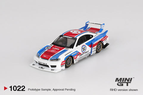 Mini GT 1:64 Nissan LB-Super Silhouette S15 Garasi Drift 2025