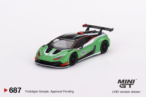 Mini GT 1:64 Lamborghini Huracán GT3 EVO2 Presentation
