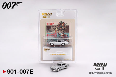 Mini GT 1:64 Aston Martin DB5 Thunderball English Packaging
